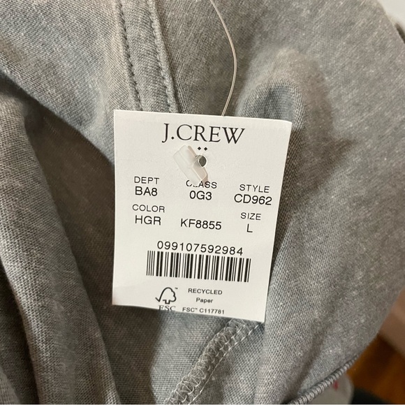 NWT J CREW HOLIDAY CREW LONG SLEEVE CHRISTMAS T SHIRT - Picture 6 of 7